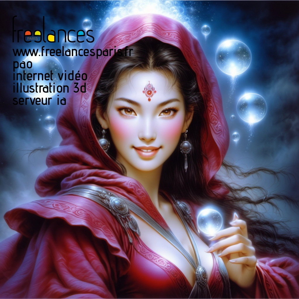 Pao mise en page internet vidéo illustration 3d serveur IA générative AI freelance paris studio de création magazines ok0zr5q0